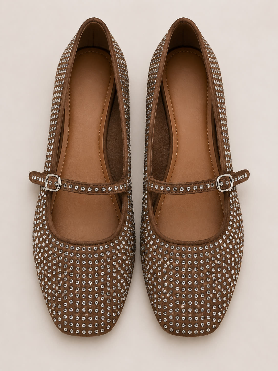 Rhinestone Mary Jane Flats