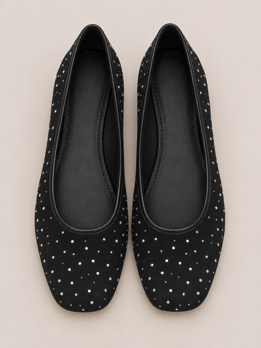 Rhinestone Ballet Flats