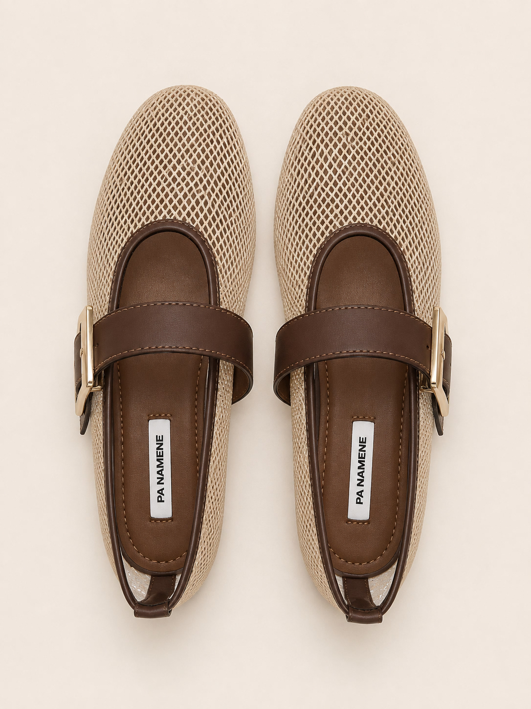 Luxe Mesh Buckle Flats