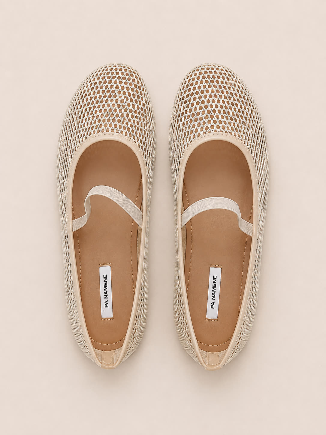 Mesh Mary Jane Ballet Flats